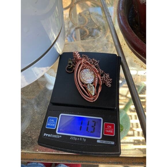 Wire Wrap Jewelry Set, Czech Glass, WireWeavedUniques - Picture 9 of 10